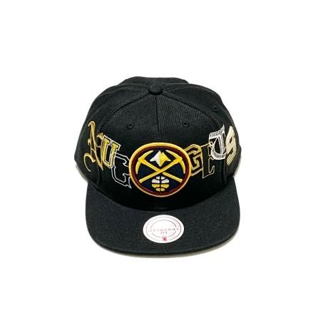 <div>Mitchell&Ness</div>SNAP BACK CAP<br>Denver Nuggets<br>NBA<br>BLK