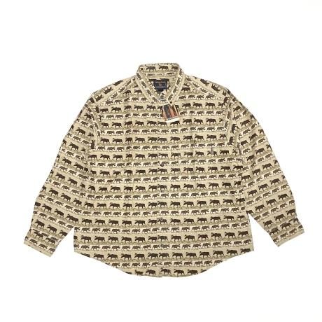 <div>WOOLRICH</div>DEADSTOCK<br>COTTON SHIRT<br>MOOSE<br>KHAKI