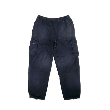 <div>MADE</div>16 oz Organic Cotton<br>Distressed & Sun-Faded<br>Sweat Cargo Pants<br>Black