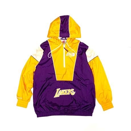 <div>Mitchell&Ness</div>NYLON ANORAK<br>NBA LAKERS<br>PURPLExGOLD