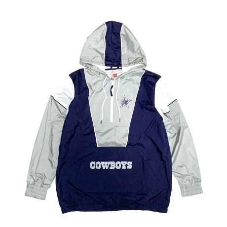 <div>Mitchell&Ness</div>NYLON ANORAK<br>NFL COWBOYS<br>GREYxNAVY