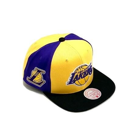 <div>Mitchell&Ness</div>SNAP BACK CAP<br>NBA<br>Los Angeles Lakers<br>PURxYELxBLK