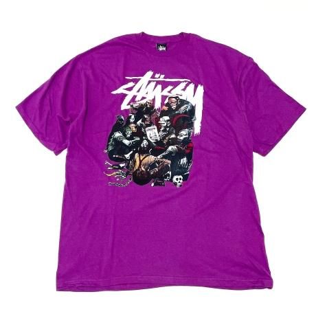 <div>STUSSY</div>S/S PRINT T-SHIRT<br>2000's Deadsdtock<br>x CREEPY<br>PUR