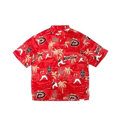<div>REYN SPOONER</div>MLB<br>ALOHA SHIRT<br>DIAMOND BACKS<br>RED