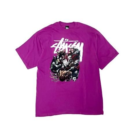 <div>STUSSY</div>S/S PRINT T-SHIRT<br>2000's Deadsdtock<br>x CREEPY<br>PUR