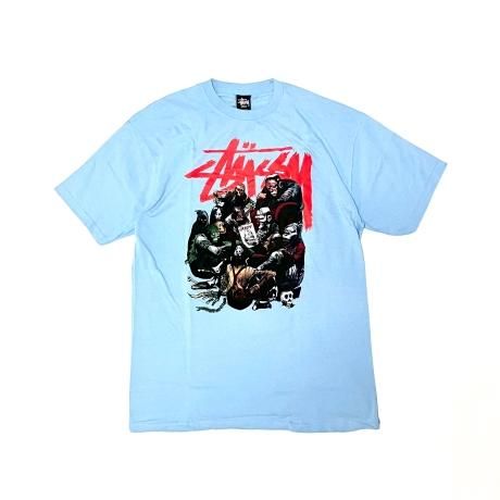 <div>STUSSY</div>S/S PRINT T-SHIRT<br>2000's Deadsdtock<br>x CREEPY<br>L.BLU