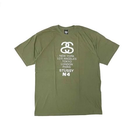 <div>STUSSY</div>S/S PRINT T-SHIRT<br>2000's Deadsdtock<br>WORLD TOUR 
 SS LINK<br>ODxSLV