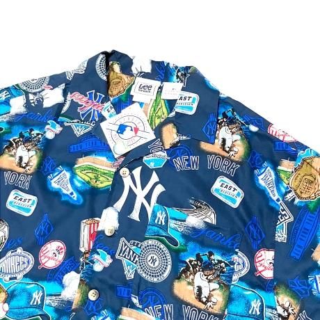 MLB/ヤンキース/ニューヨーク/柄シャツ/プリントシャツ/半袖
