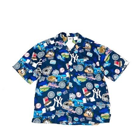 <div>LEE SPORT</div>MLB<br>ALOHA SHIRT<br>NEW YORK YANKEES<br>NAVY
