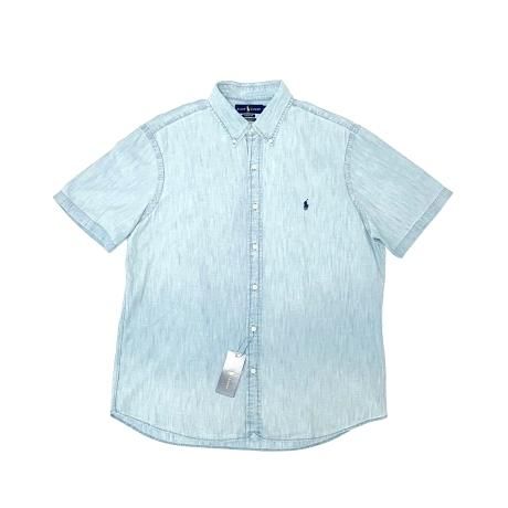 <div>Polo Ralph Lauren </div>S/S CHAMBRAY SHIRT<br>CLASSIC-FIT<br>L.BLU