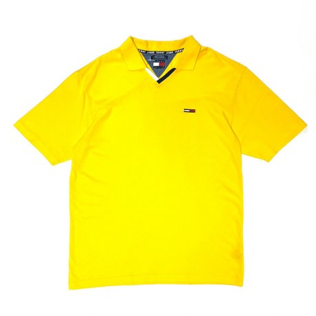 <div>TOMMY JEANS</div>DEADSTOCK<br>SS POLO SHIRT<br>YELLOW