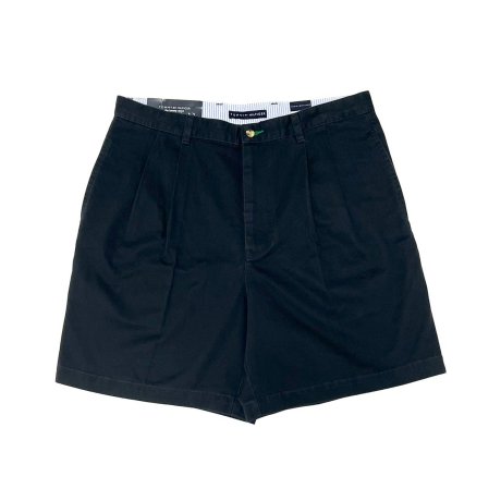 <div>TOMMY HILFIGER</div>DEADSTOCK<br>CHINO PLEATED SHORTS<br>BLK