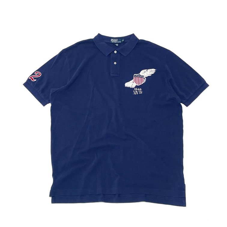 <div>Polo Ralph Lauren</div>S/S  POLO SHIRT<br>WING FOOT<br>NAVY