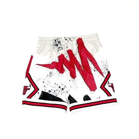 <div>Mitchell&Ness</div>MESH GAME SHORTS<br>CHICAGO BULLS 97's<br>GRYxRED