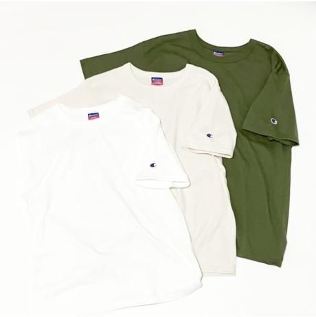 <div>Champion</div>7oz HERITAGE<br>S/S T-SHIRT<br>WHT,NAT,OD