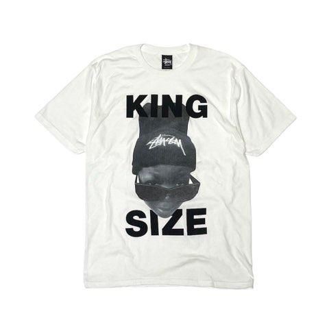 <div>STUSSY</div>S/S PRINT T-SHIRT<br>2000's Deadsdtock<br> KING SIZE<br>WHT