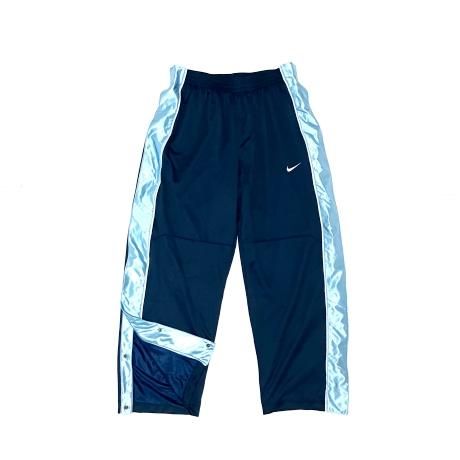 <div>NIKE</div>BASKETBALL<br>JERSEY PANTS<br>DEADSTOCK<br>SIDELINESWOOSH<br>NVYxL.BLUxSLV