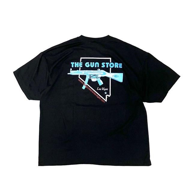 <div>GUN STORE LAS VEGAS</div>S/S PRINT T-SHIRT<br>BACK PRINT<br>BLACK 