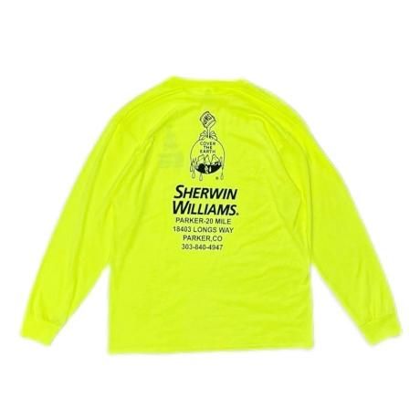 <div>SHERWIN WILLIAMS</div>L/S STAFF T-SHIRT<br>OFFICIAL<br>SAFETY.GREEN
