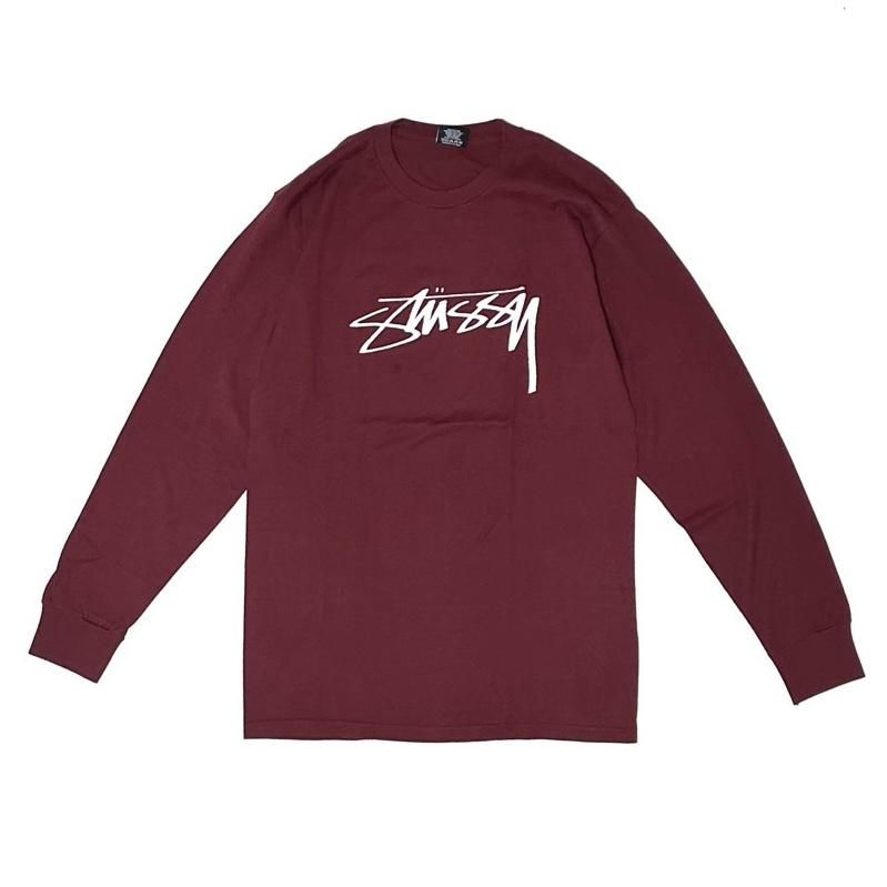<div>STUSSY</div>L/S PRINT T-SHIRT<br>2000's Deadsdtock<br>BUR