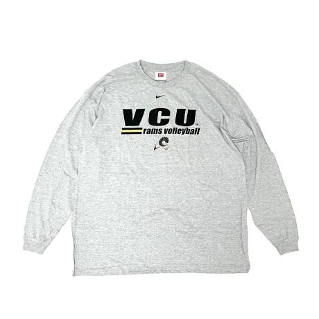 <div>Nike</div>DEADSTOCK<br>L/S PRINT T-SHIRT<br>VCU<br>GREY x BLACK