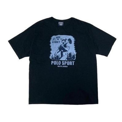 <div>POLO SPORT </div>DEADSTOCK<br>S/S T-SHIRT<br>WORKER<br>BLK