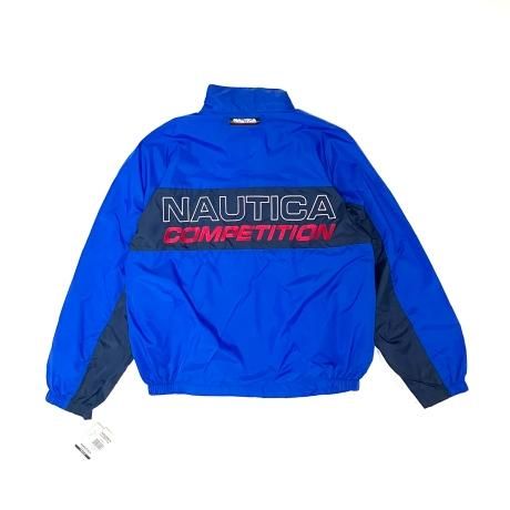 <div>NAUTICA Competition</div>NYLON WINDBREAKER<br>DEADSTOCK<br>BLU x WHT