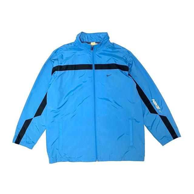 <div>Nike</div>2000sDEADSTOCK<br>NYLON WINDBREAKER<br>L.BLUxBLK 