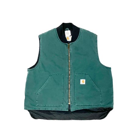 <div>CARHARTT</div>MADE IN U.S.A<br>DUCK ACTIVE VEST<br>D.GREEN