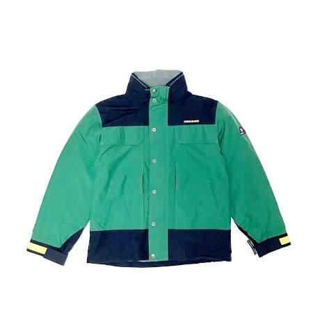 <div>TOMMY HILFIGER</div>DEADSTOCK<br>NYLON JACKET<br>NAVYxGREEN