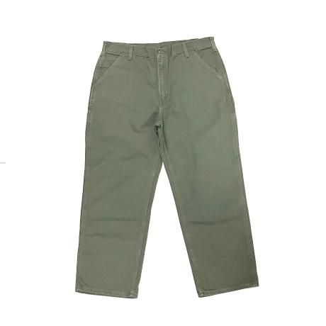 <div>CARHARTT</div>WASHED DUCK<br>WORK PANTS<br>LOOSE FIT<br>OLIVE