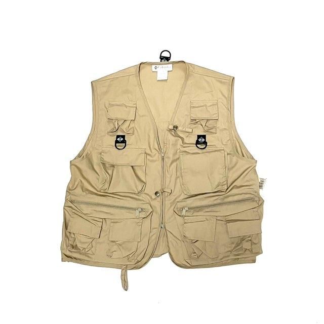 <div>Columbia</div>PFG<br>DEADSTOCK<br>FISHING VEST<br>KHAKI