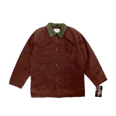 <div>L.L.BEAN</div>90's DEADSTOCK<br>CANVAS FIELD COAT<br>BROWN x GREEN