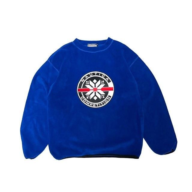 <div>NAUTICA Competition</div>DEAD STOCK<br>CREW NECK FLEECE<br>BLUE 