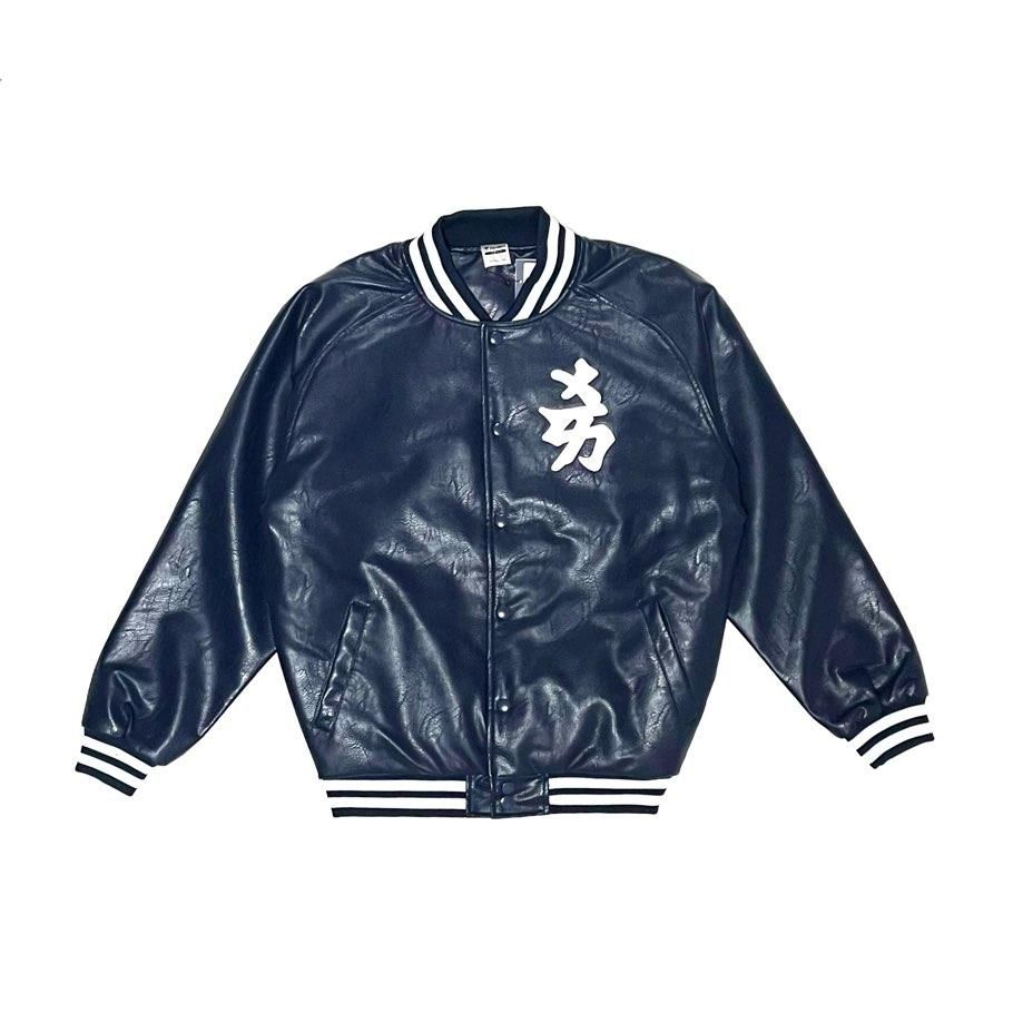 <div>FANATICS</div>PU LEATHER JACKET<br>STADIUM JACKET<br>NY YANKEES<br>KANJI<br>BLK