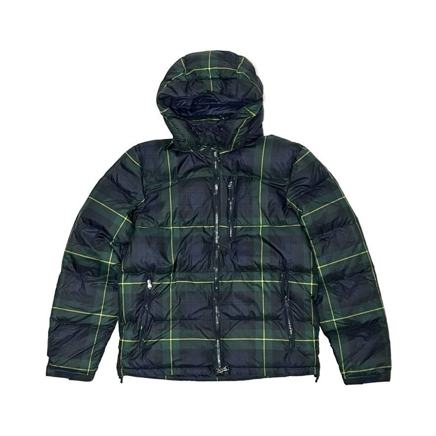 <div>Polo Ralph Lauren </div>CHECK DOWN JACKET<br>NVYGRN