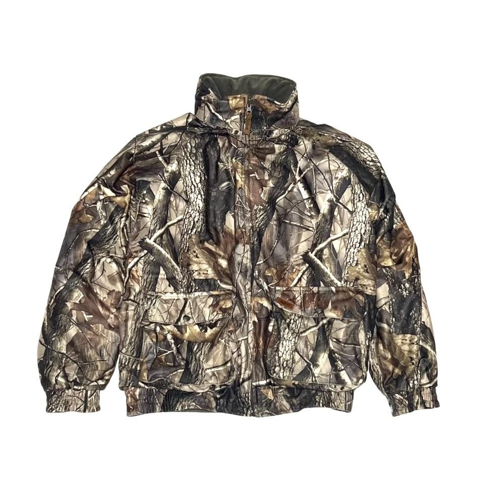 <div>WOOLRICH</div>DEAD STOCK <br>REVERSIBLE<br>HUNTING JACKET<br>REALTREE/GRN