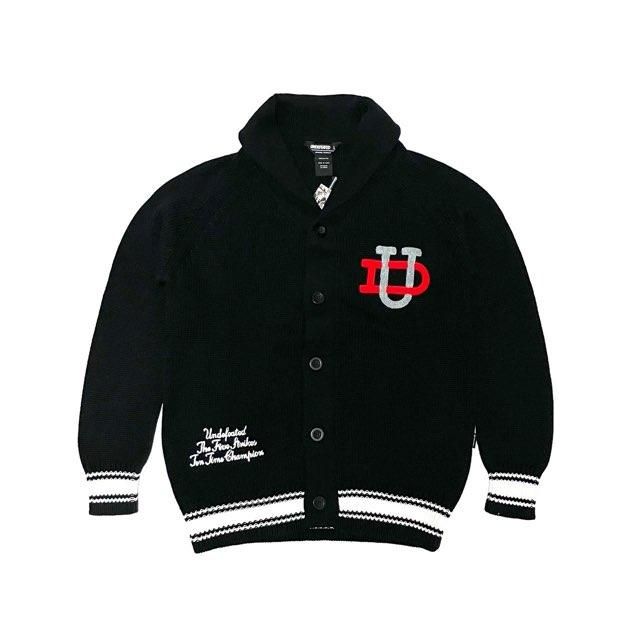 <div>UNDEFEATED </div>COTTON CARDIGAN<br>BLK 