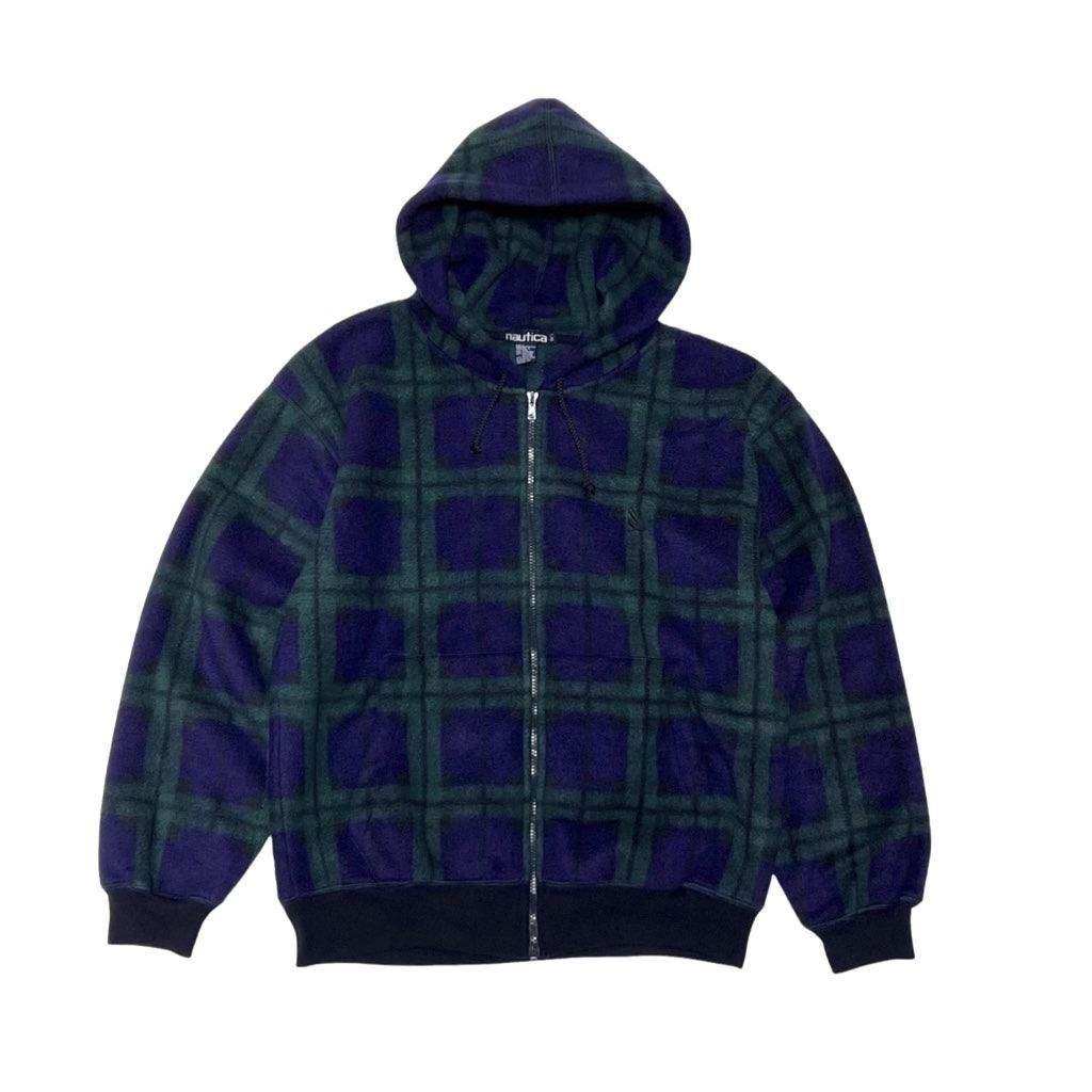 <div>NAUTICA</div>DEAD STOCK<br>FLEECE PARKA<br>PURxGRN