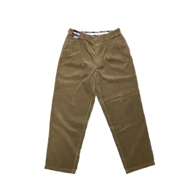 <div>POLO GOLF</div>CORDUROY PANTS<br>CLASSIC FIT PLEATED<br>L.BROWN