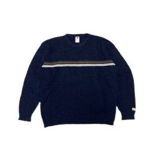<div>COLUMBIA</div>DEAD STOCK<br>WOOL CREW KNIT<br>NAVY