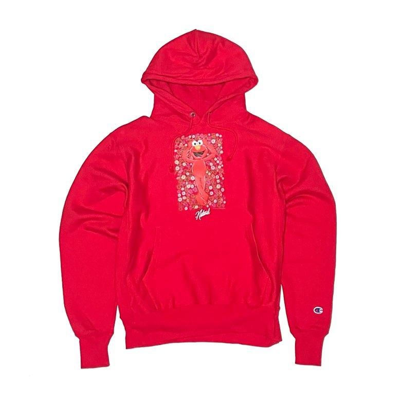 <div>Champion</div>REVERSE WEAVE<br>SWEAT PARKA <br>SESAMI STREET<br>RED