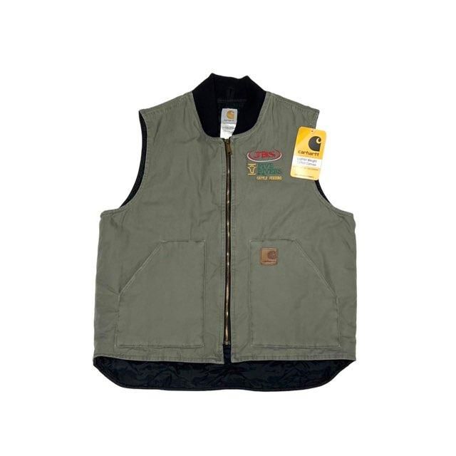 <div>CARHARTT</div>CANVAS ACTIVE VEST<br>OLIVE<br>COMPANY LOGO