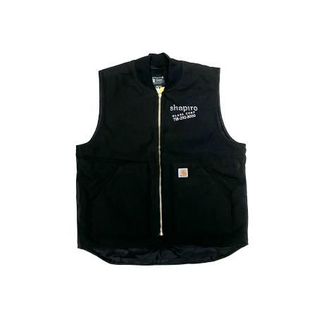 <div>CARHARTT</div>DUCK ACTIVE VEST<br>BLACK<br>US COMPANY LOGO