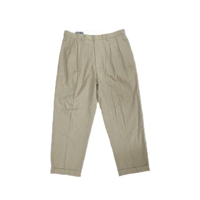 <div>Polo Ralph Lauren</div>HERRINEBONE PANTS<br>THE SIENA PANTS<br>DEADSTOCK<br>KHAKI