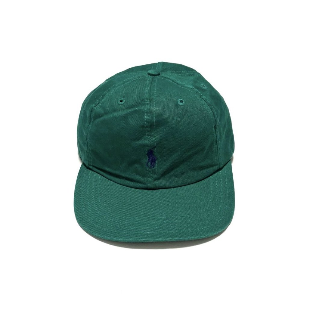 <div>Polo Ralph Lauren </div>DEADSTOCK<br>COTTON PONY CAP<br>MADE IN USA<br>GRN