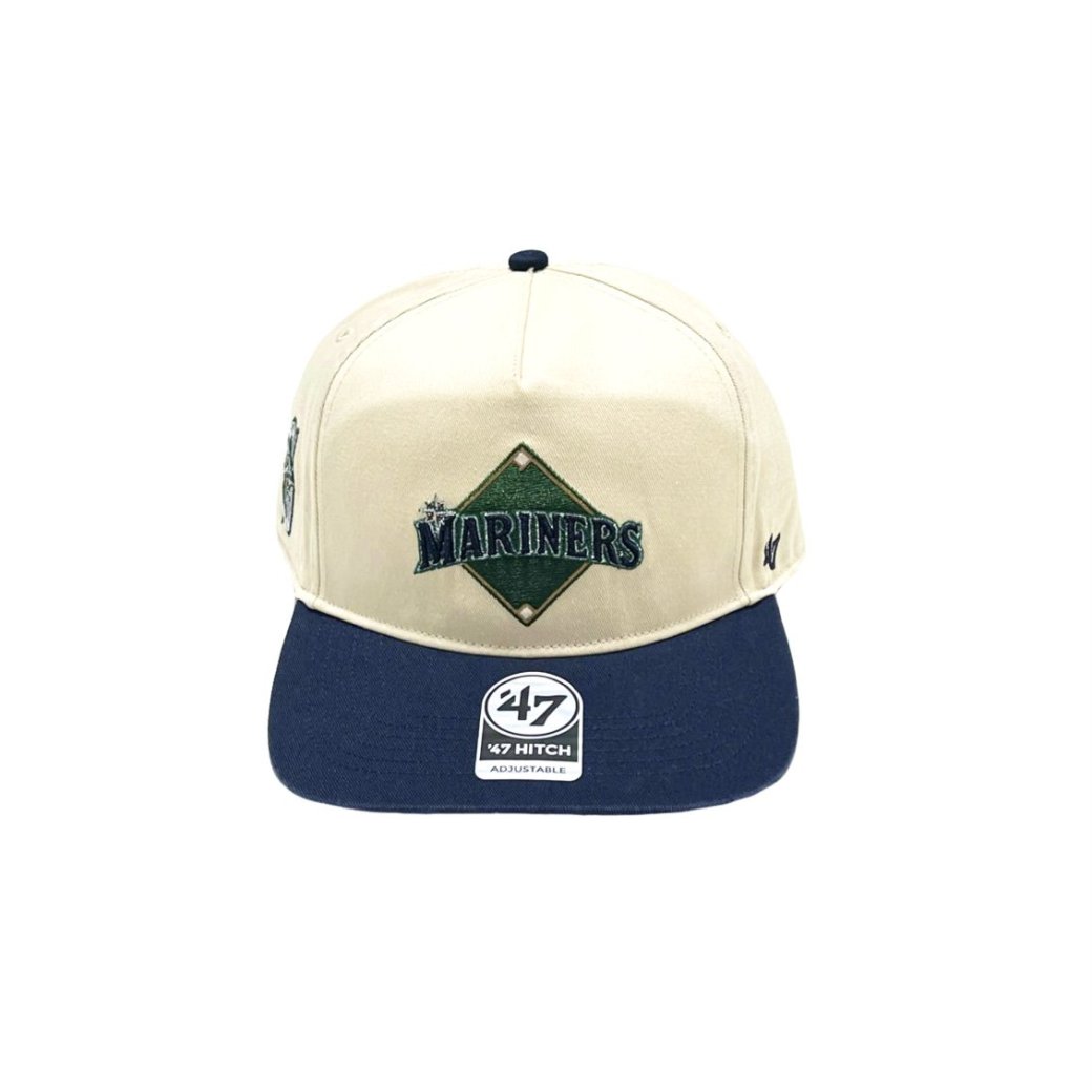 <div>47 BRAND</div>SNAP BACK CAP<br>SEATTLE MARINERS<br>HITCH<br>NVYCRM