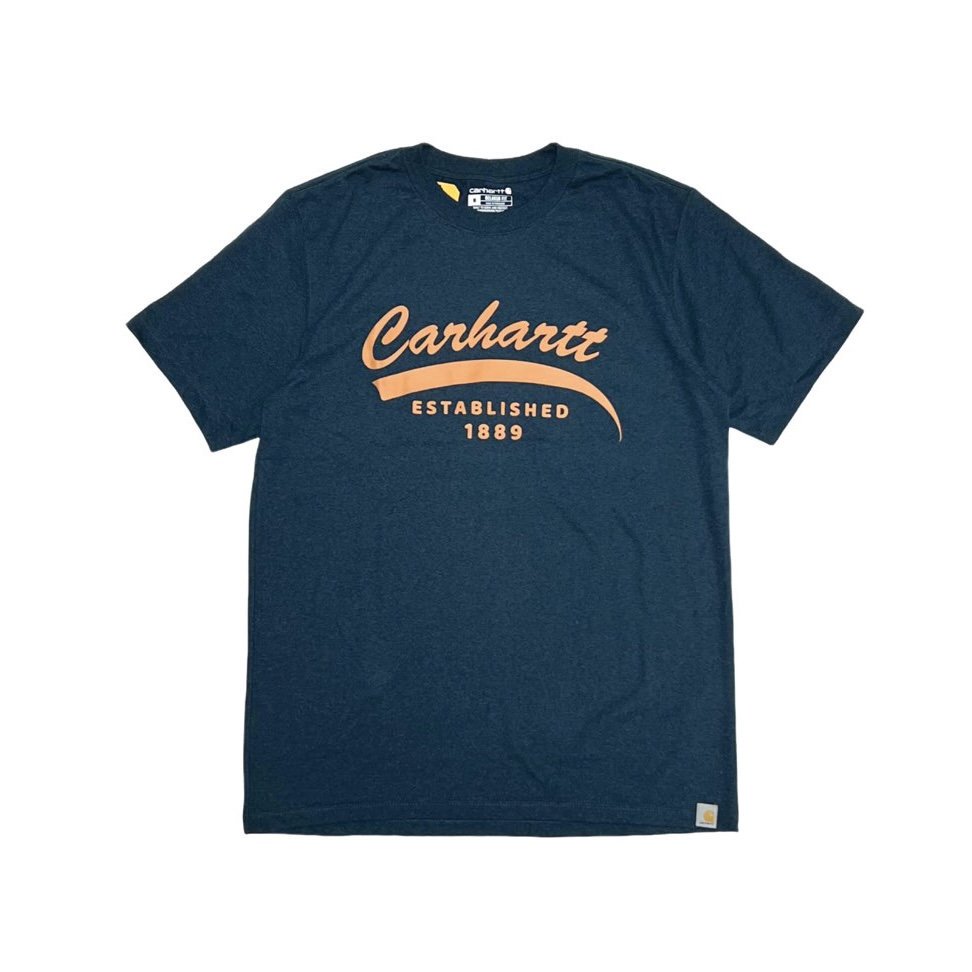 <div>CARHARTT</div>S/S PRINT T-SHIRT<br>RELAXED FIT<br>NAVY