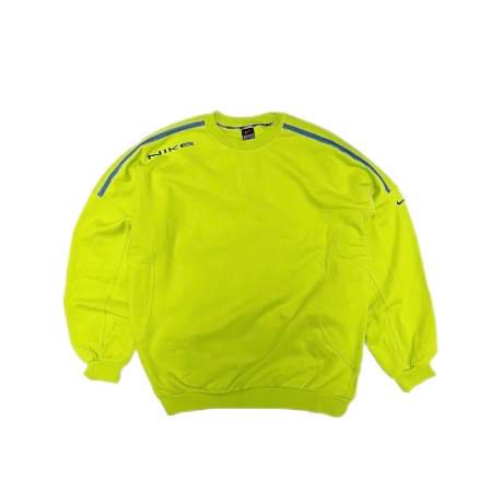 <div>NIKE</div>90's DEADSTOCK<br>CREW SWEAT<br>SAFETY.GREEN