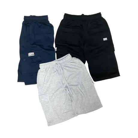<div>PRO CLUB</div>SWEAT<br>CARGO SHORTS<br>GRY,NVY,BLK